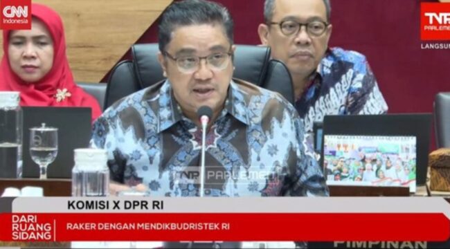 Anggota DPR RI Komisi X Dede Yusuf, Foto : CNN TV
