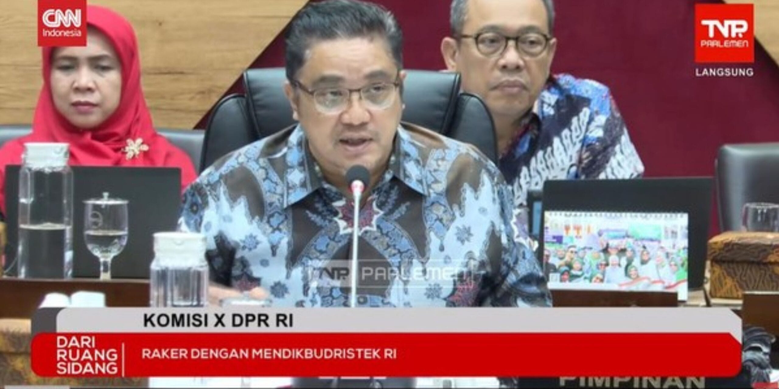 Anggota DPR RI Komisi X Dede Yusuf, Foto : CNN TV