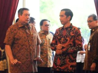 Foto Pertemuan Jokowi dan SBY di Istana Negara
