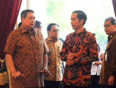 Foto Pertemuan Jokowi dan SBY di Istana Negara