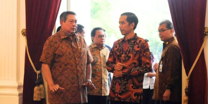 
					Foto Pertemuan Jokowi dan SBY di Istana Negara