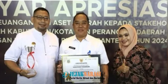 
					Kabupaten Tangerang Mendapat Peringkat Terbaik Ke 2 Se-Banten Dalam Pengelolaan Keuangan dan Aset Daerah