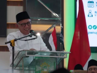 Ketua Pengurus Wilayah Nahdlatul Ulama (PWNU) Jawa Timur, KH Abdul Hakim Mahfudz menyampaikan dukungan penuh kepada program PBNU (Foto :Lembaga Ta'lif Wan Nasyr (LTN) NU)
