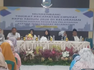 Suasana berlangsungnya Musrenbang kecamatan Ciputat di Kelurahan Cipayung. (Foto; Istimewa)