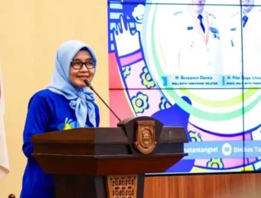 Kepala Dinas Kesehatan Kota Tangerang Selatan, dr. Allin Hendalin. (foto : Istimewa)