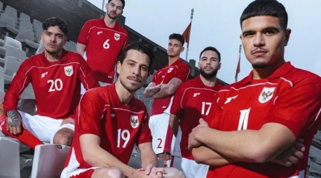 Jersey terbaru Timnas Indonesia (foto : Erspo)