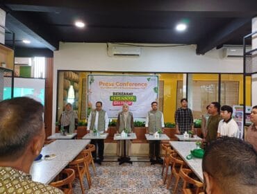 Dompet Dhuafa Riau menggelar konferensi pers program ramadan (Foto : Istimewa)