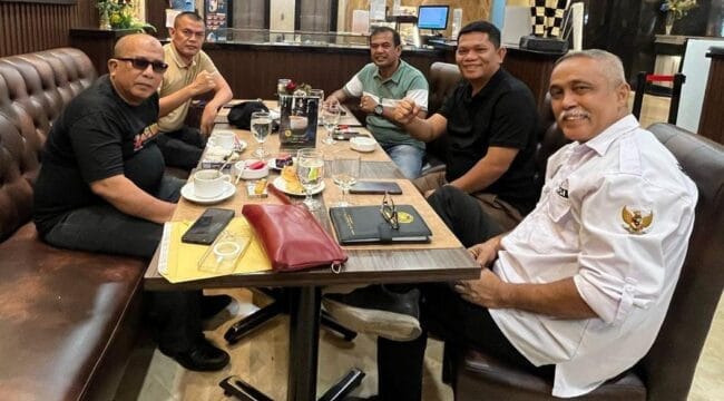 Matangkan Kolaborasi antara APDESI Riau dengan JMSI Riau (Foto: Istimewa)