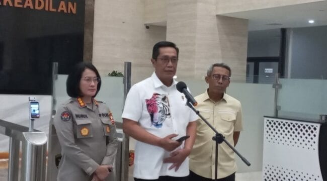 Direktur Tindak Pidana Umum (Dirtipidum) Bareskrim Polri Brigjen Pol. Djuhandhani Rahardjo Puro menyatakan, pihaknya menahan empat tersangka kasus dokumen pagar laut Tangerang (Foto: Istimewa)