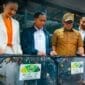 Wawali Tangsel Pilar Saga Ichsan saat mendampingi Menteri Kehutanan Raja Juli Antoni saat meresmikan Aviary Park Indonesi