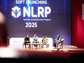 Salah satu kegiatan Soft Launching National Learning Recovery Program (NLRP) 2025.. (Foto : Skolla)