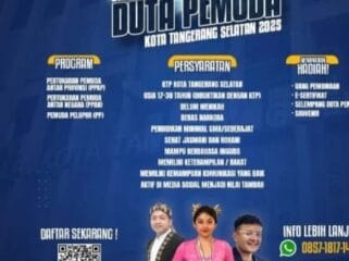 Poster Seleksi Duta Pemuda 2025 ( Foto : IG Humas Pemkot Tangsel)
