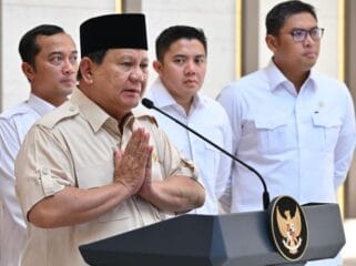 Presiden RI Prabowo Subianto .(Foto : Sesneg)