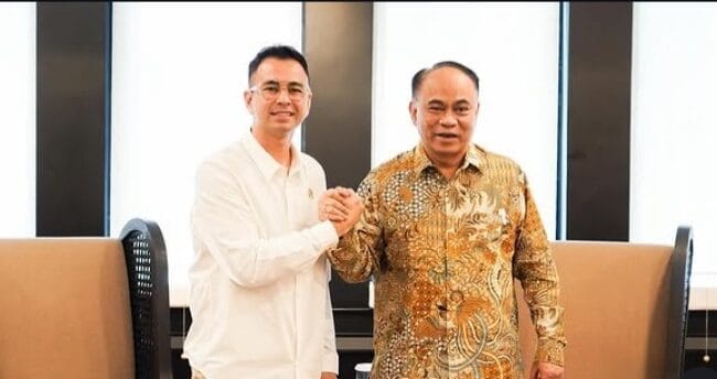 Utusan Khusus Presiden, Raffi Ahmad bersama menteri Koperasi, Budi Arie (Foto: Instagram RaffiNagita)