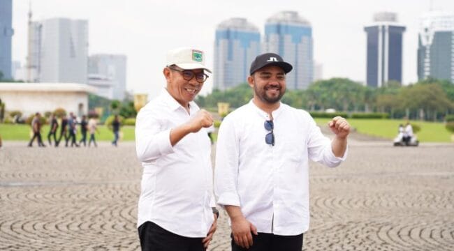  Wali Kota dan Wakil Walikota  Batu terpilih, Nurochman dan Heli Suyanto (Foto : Diskominfo Kota Batu)