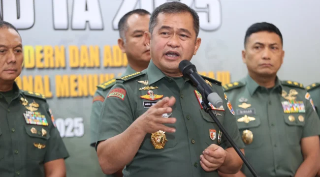 Kepala Staf Angkatan Darat (Kasad) Jenderal TNI Maruli
Simanjuntak . (Foto: Puspenad)