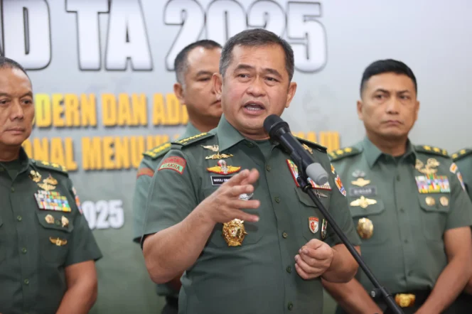 
Kepala Staf Angkatan Darat (Kasad) Jenderal TNI Maruli
Simanjuntak . (Foto: Puspenad)