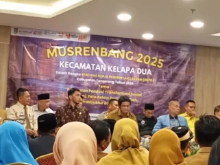 Susasan berlangsungnya Musrenbang Kecamatan Kelapa Dua Kabupaten Tangerang  ( Foto : Ocid jejaknarasi.id)