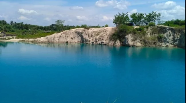Tempat wisata Telaga Biru Cigaru di Tangerang yang cocok untuk photograper (Foto :Ist)