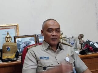 Camat Cempaka Putih Igan Muhammad Faisal. ( Foto : PWI Jakpus)