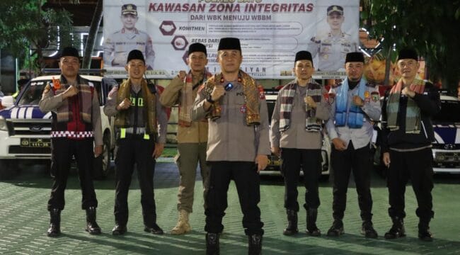 Polres Batu Gelar Patroli Gabungan, Jaga Kamtibmas Selama Ramadan (Foto: Humas Polres Batu)