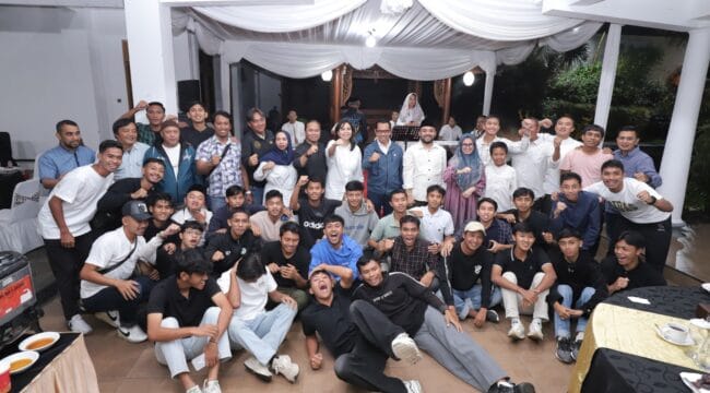 Wali dan Wakil Wali Kota Batu Hadir Bersilaturahmi dengan Managemen Persikoba (Foto: Humas Pemkot Batu)