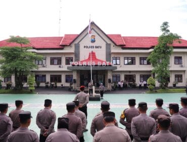 Polres Batu Gelar Upacara Hari Kesadaran Nasional (Foto: Humas Polres Batu)