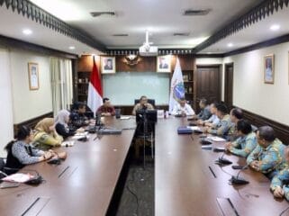 Wali Kota Jakarta Pusat bersama Jajarannya saat menerima audensi pengurus PWI DKI dan Pokja PWI Wali Kota Jakpus. (Foto; Diskominfotik Jakpus)