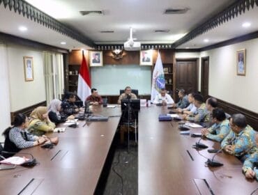 Wali Kota Jakarta Pusat bersama Jajarannya saat menerima audensi pengurus PWI DKI dan Pokja PWI Wali Kota Jakpus. (Foto; Diskominfotik Jakpus)