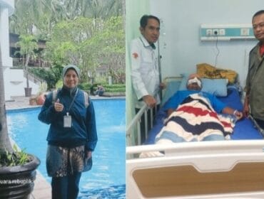Kolase Aktifis Perempuan Neni Riyanah & Korban Pembacokan Berinisial NR (Foto: Istimewa)