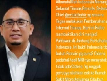 Komentar Andre Rosiade di Instagram Pribadinya (Foto: Tangkapan Layar IG Andre Rosiade)