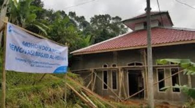 Ilustrasi renovasi Masjid (Foto : Ist)
