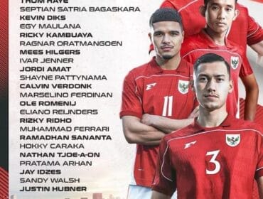 Daftar para pemain timnas yang resmi dipanggil PSSI untuk melawan Australia dan Bahrain (Foto : IG Erick Thohir)