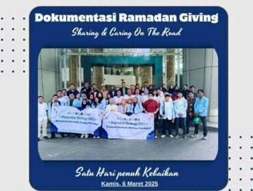 Panitia pelaksana UNSIA berbagi ramadan 2025 (Foto: Himatikalan Unsia)