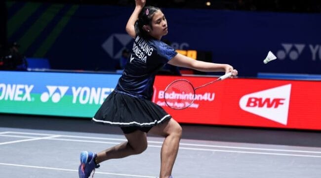 Pebulu tangkis tunggal putri Indonesia Gregoria Mariska Tunjung .(Foto : PBSI)
