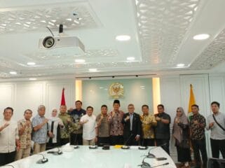 Anggota Komisi II DPR RI, Taufan Pawe saat menerima Anggota DPRD Pare-Pare. (Foto: Ist)