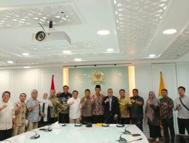 Anggota Komisi II DPR RI, Taufan Pawe saat menerima Anggota DPRD Pare-Pare. (Foto: Ist)
