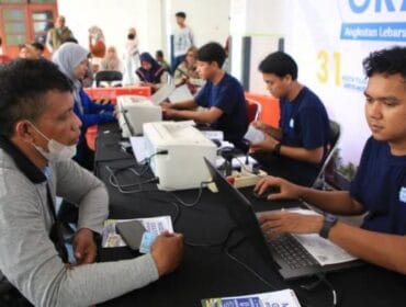 Suasana pendaftaran Mudik  Gratis di kantor Dishub Kota Tangerang. (Foto: Humas Pemkot Tangerang)