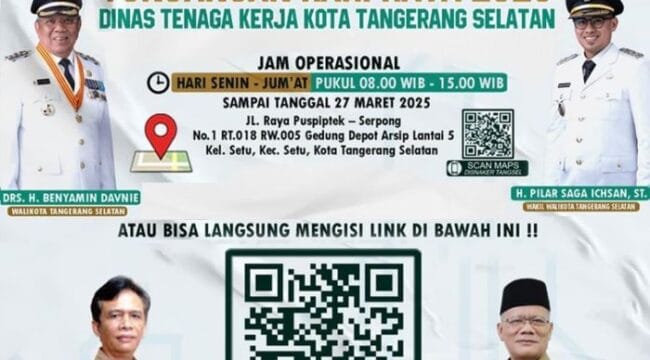 Poster Posko Pengaduan THR Tangsel (Foto : IG Humas Pemkot Tangsel)