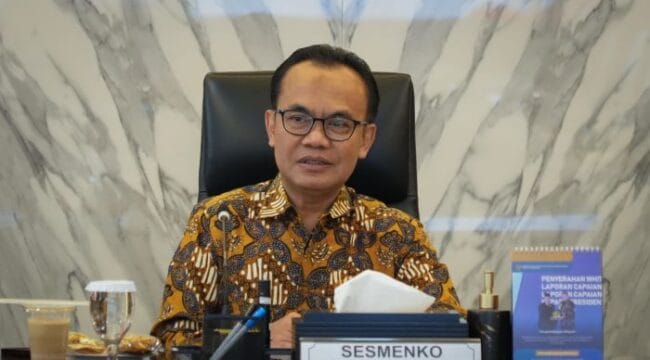 Sekretaris Kementerian Koordinator Bidang Perekonomian Susiwijono Moegiarso. (Foto: Kemenko Perekonomian)