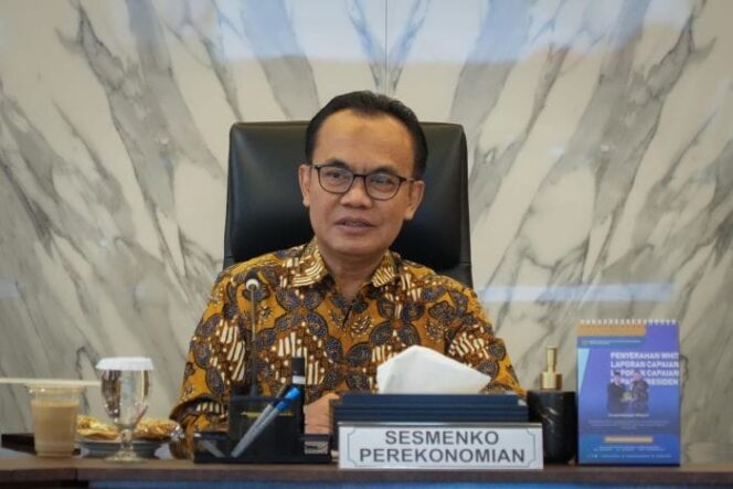 
					Sekretaris Kementerian Koordinator Bidang Perekonomian Susiwijono Moegiarso. (Foto: Kemenko Perekonomian)