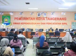 Ilustrasi : kantor Dukcapil Kota Tangerang . (Diskominfotik Pemkot Tangerang)