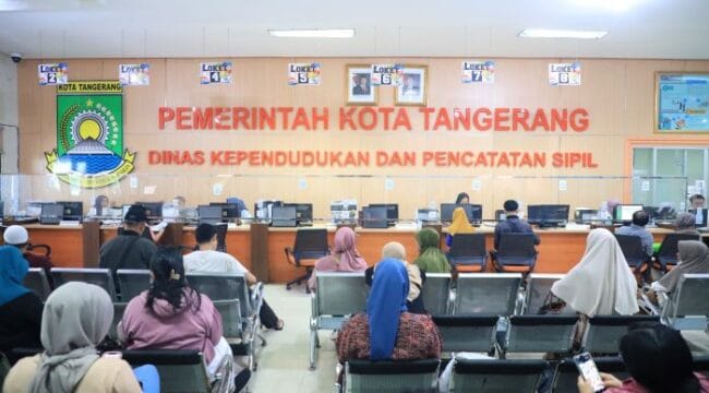 Ilustrasi : kantor Dukcapil Kota Tangerang . (Diskominfotik Pemkot Tangerang)