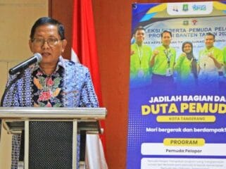 Sekretaris Daerah (Sekda) Kota Tangerang, Herman Suwarman saat membuka kegiatan Seleksi Duta Pemuda Kota Tangerang Tahun 2025.  (Foto :tangerangkota.co.id)