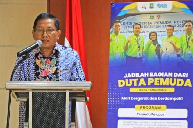 
Sekretaris Daerah (Sekda) Kota Tangerang, Herman Suwarman saat membuka kegiatan Seleksi Duta Pemuda Kota Tangerang Tahun 2025.  (Foto :tangerangkota.co.id)