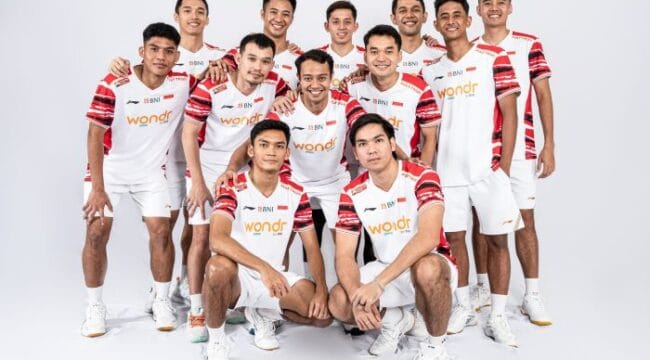 Skuad Timnas Bulu tangkis  Putra Piala Sudirman 2025  (Foto PBSI)