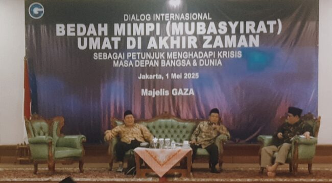 Prof KH Said Aqil Siradj saat menyampaikan paparannya dalam dialog Bedah Mimpi Umat di akhir zaman (Foto: Dok.Jejaknarasi.id)