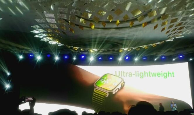 
					Produk terbarrHuawei yang baru dilluncurkan Watch Fit 4 dan Watch Fit 4 Pro. (Foto: Isna/jejaknarasi) 