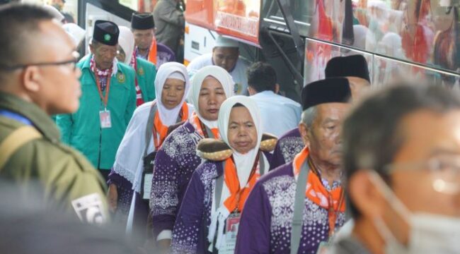 Jemaah Haji  sudah mulai diberangkatkan (Foto : Kemenag )