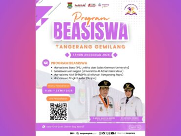 Flayer Program Beasiswa Tangerang Gemilang 2025 (Foto: Istimewa)